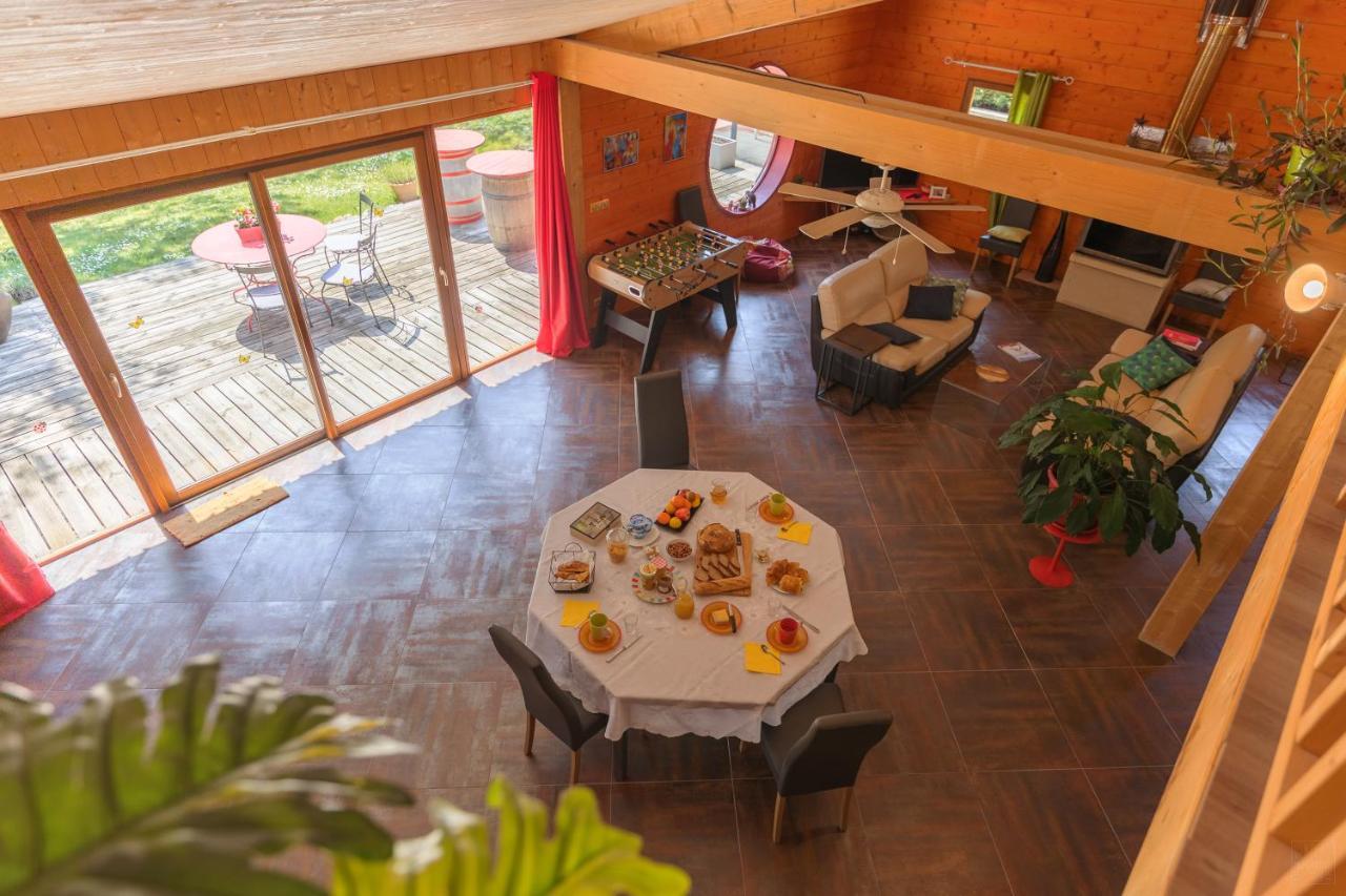 Chambre D'Hotes Neptune Wood Arzens Esterno foto